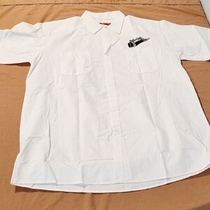 Safari Cigars Double Pocket Button Up Work Shirt Men's XL